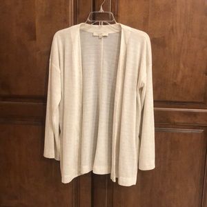 LOFT off-white cardigan